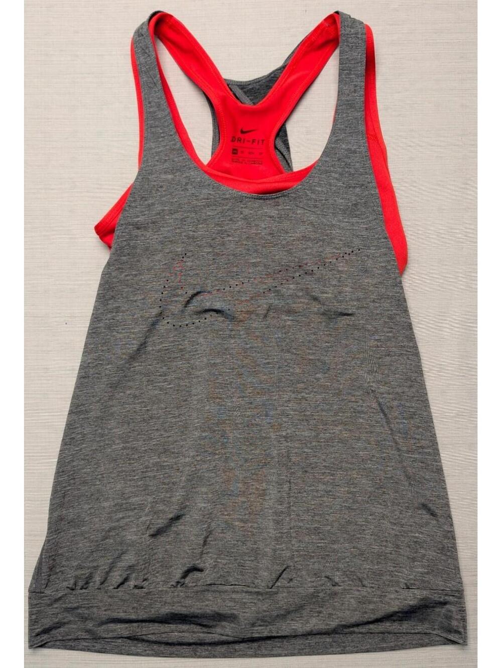 Nike Dri Fit Workout Sport Tank with Unpadded Bra XS